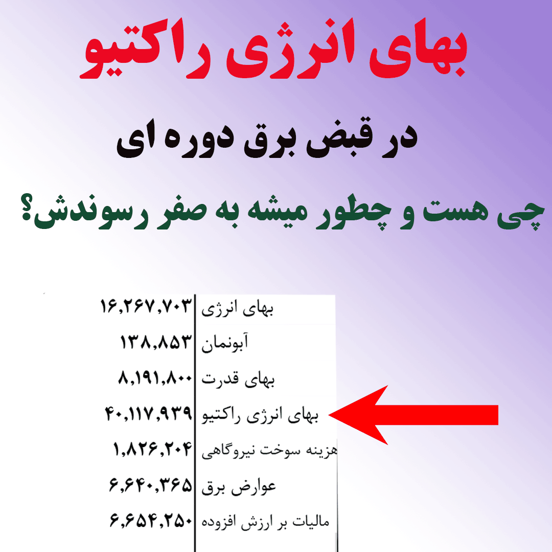 بهای انرژی راکتیو